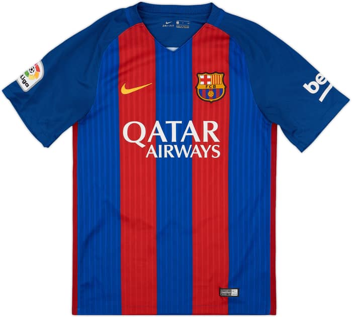 2016-17 Barcelona Home Shirt Messi #10 - 9/10 - (S)