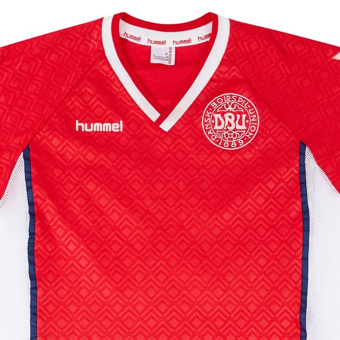 1990-92 Denmark Match Issue Home Shirt #15