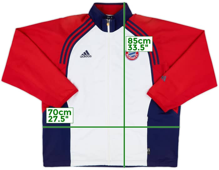 2000-01 Bayern Munich adidas Track Jacket - 9/10 - (XL)