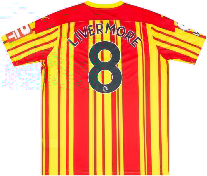 2020-21 West Brom Match Issue Third Shirt Livermore #8 (v Leicester)