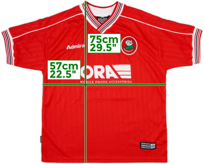 1998-99 Barnsley Home Shirt #10 - 8/10 - (M)