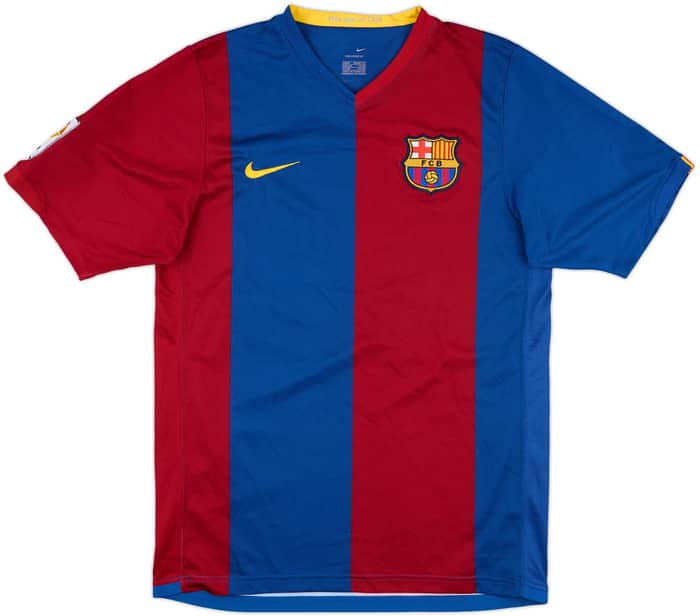 2006-07 Barcelona Home Shirt Messi #19 - 8/10 - (S)