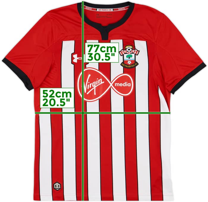 2018-19 Southampton Home Shirt Yoshida #3 - 9/10 - (L)