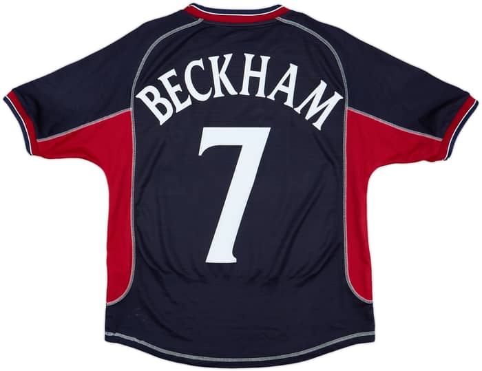 2000-01 Manchester United Third Shirt Beckham #7 - 6/10 - (Y)