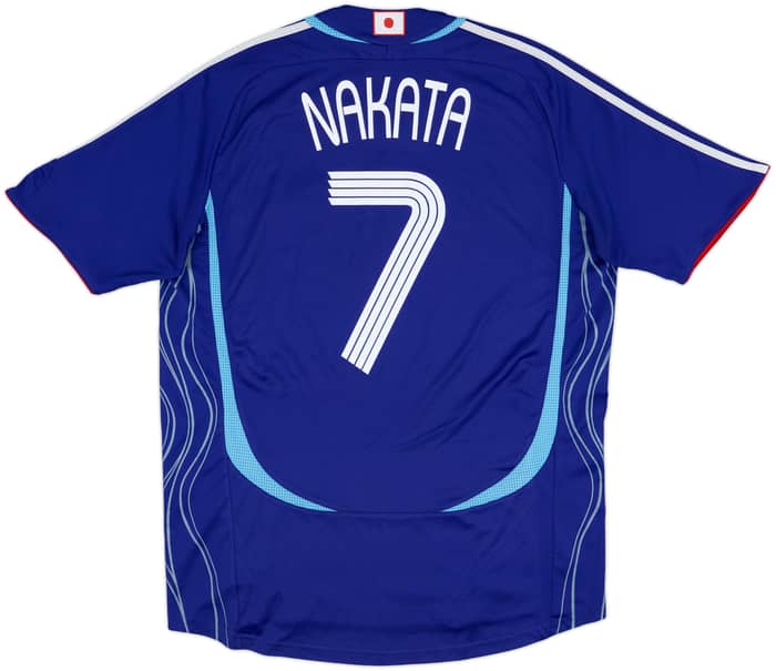 2006-08 Japan Home Shirt Nakata #7 - 8/10 - (L)
