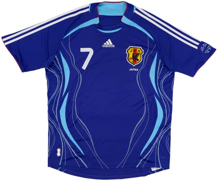 2006-08 Japan Home Shirt Nakata #7 - 8/10 - (L)