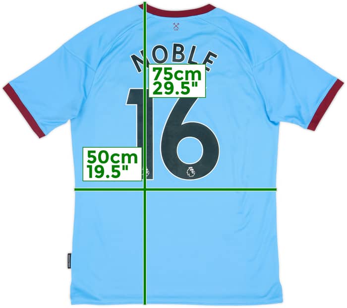 2020-21 West Ham Away Shirt Noble #16 - 10/10 - (L)