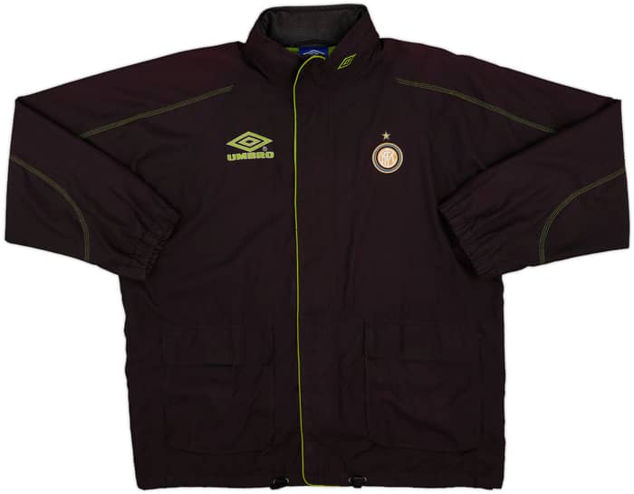 1998-99 Inter Milan Umbro Hooded Rain Jacket - 8/10 - (L)