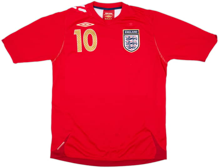 2006-08 England Away Shirt Owen #10 - 5/10 - (M)