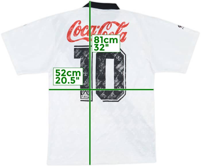 1993 Vasco da Gama Away Shirt #10 - 7/10 - (L)