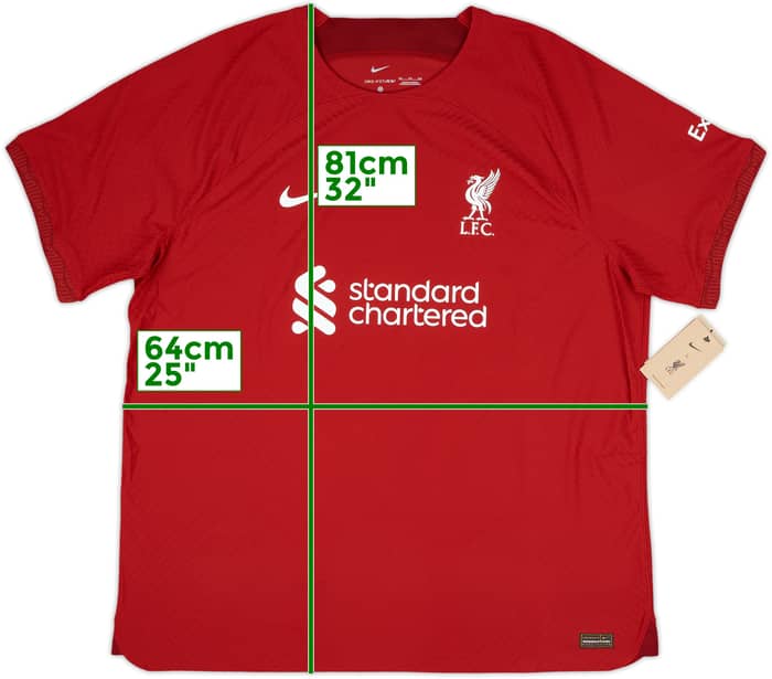 2022-23 Liverpool Authentic Home Shirt M.Salah #11 (XXL)