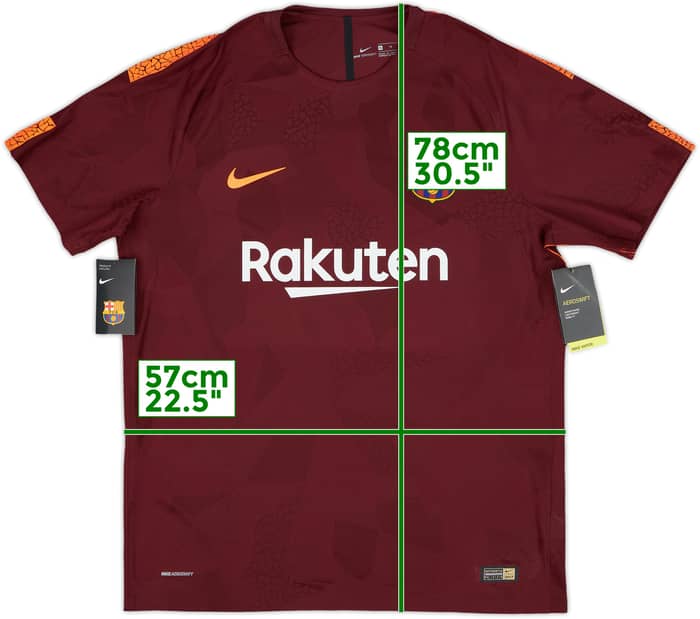 2017-18 Barcelona Authentic Third Shirt Suarez #9 (XL)