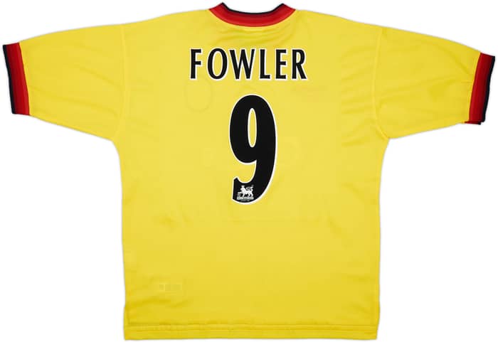 1997-99 Liverpool Away Shirt Fowler #9 - 10/10 - (L)