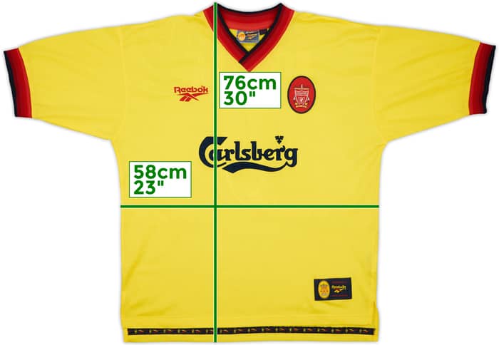 1997-99 Liverpool Away Shirt Fowler #9 - 10/10 - (L)
