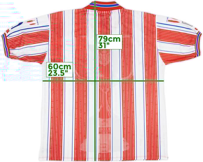 1995-96 Atletico Madrid Copa Del Rey Final Shirt - 8/10 - (L)
