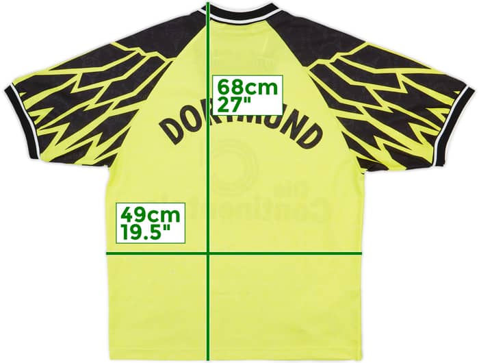 1994-95 Borussia Dortmund Home Shirt - 6/10 - (S)