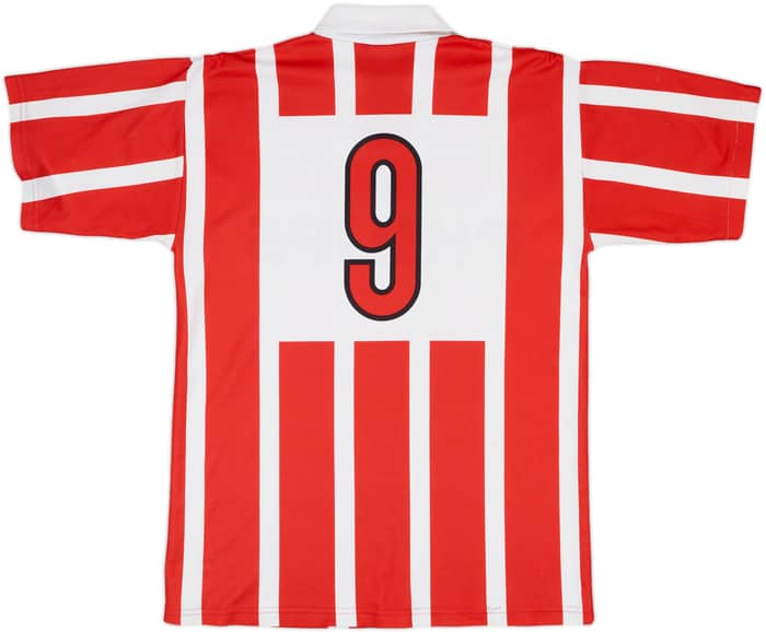 1990-92 PSV Home Shirt #9 (Romario) - 9/10 - (M)