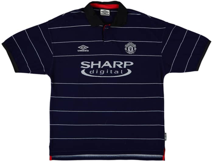 1999-00 Manchester United Away Shirt Scholes #18 - 8/10 - (L)