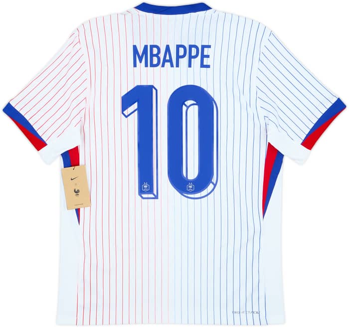 2024-25 France Authentic Away Shirt Mbappe #10 (M)