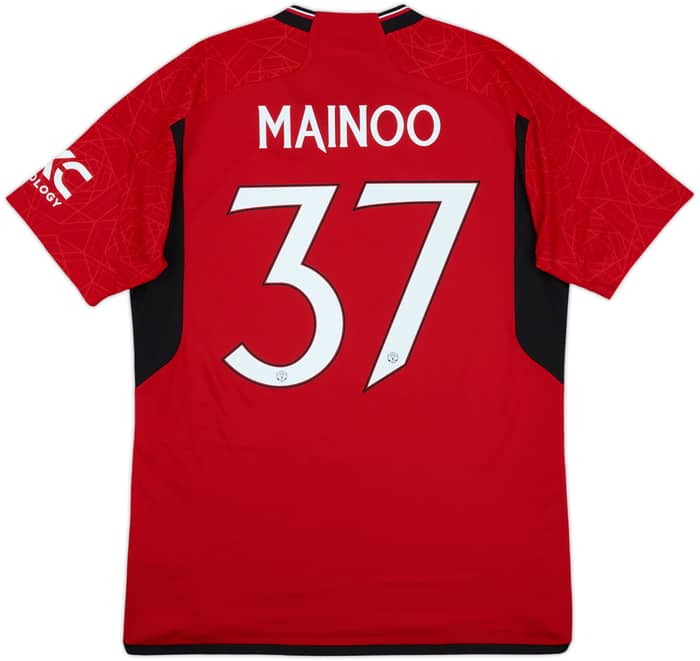 2023-24 Manchester United Home Shirt Mainoo #37 - 10/10 - (L)