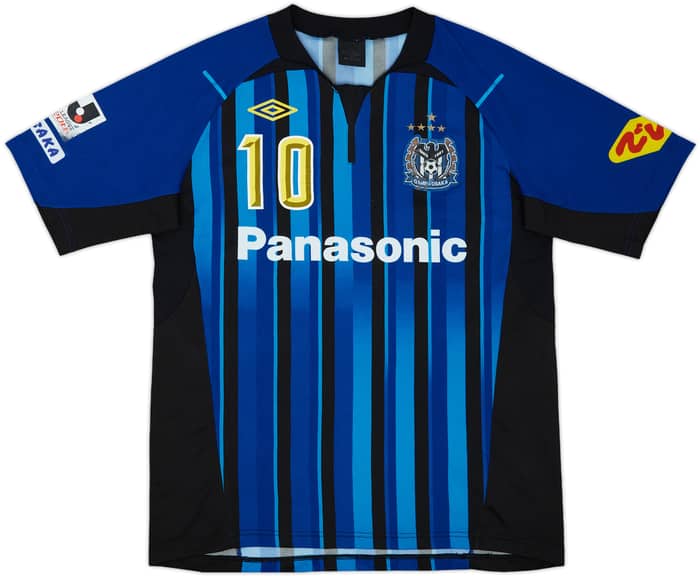 2013 Gamba Osaka Home Shirt Futagawa #10 - 5/10 - (L)