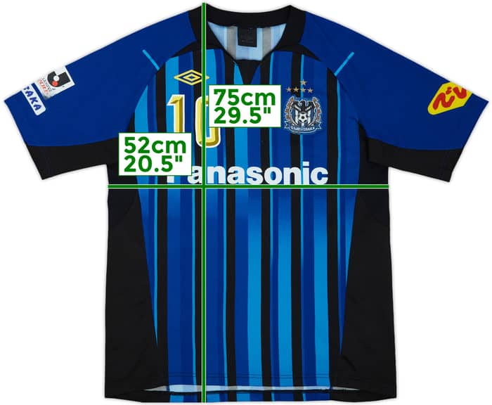 2013 Gamba Osaka Home Shirt Futagawa #10 - 5/10 - (L)