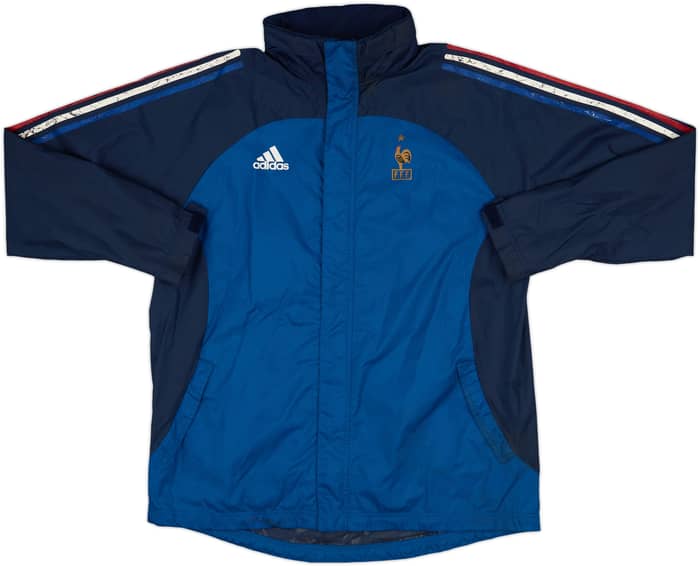 2000-02 France adidas Hooded Rain Jacket - 6/10 - (L)