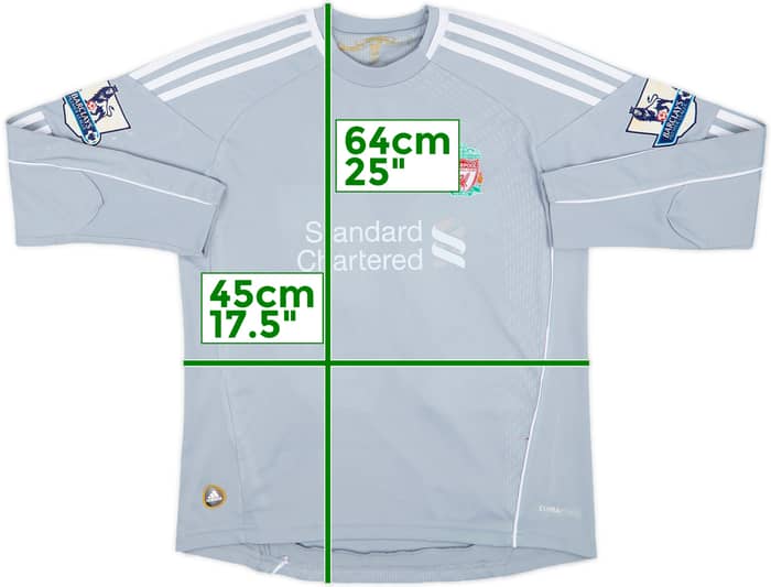 2010-12 Liverpool GK Shirt Reina #25 - 6/10 - (M.Boys)