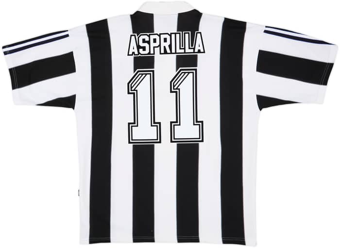 1995-97 Newcastle Home Shirt Asprilla #11 - 9/10 - (L)