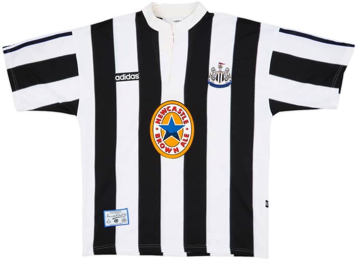 1995-97 Newcastle Home Shirt Asprilla #11 - 9/10 - (L)
