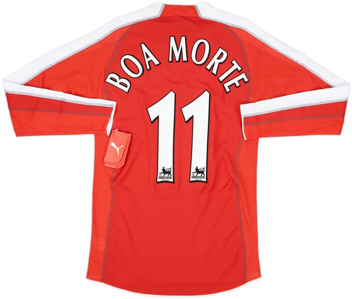 2005-06 Fulham Away L/S Shirt Boa Morte #11 (S)