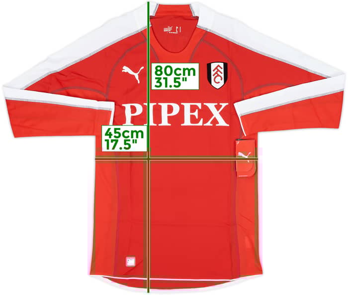 2005-06 Fulham Away L/S Shirt Boa Morte #11 (S)
