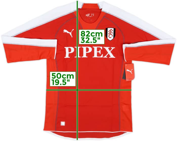 2005-06 Fulham Away L/S Shirt Boa Morte #11 (M)