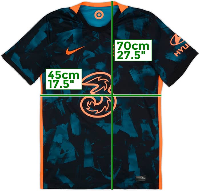 2021-22 Chelsea Third Shirt Pulisic #10 - 9/10 - (S)