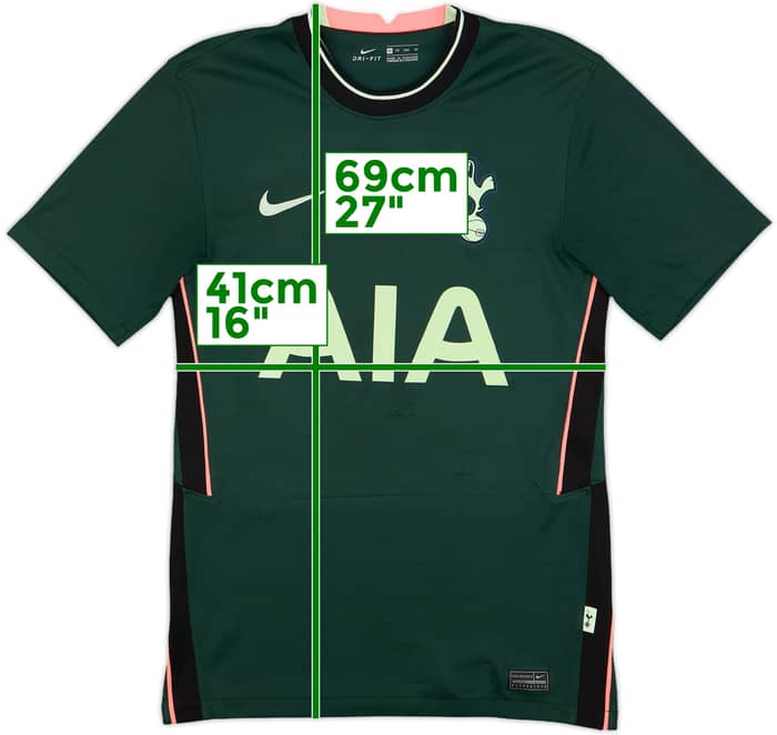 2020-21 Tottenham Away Shirt Kane #10 - 7/10 - (XS)
