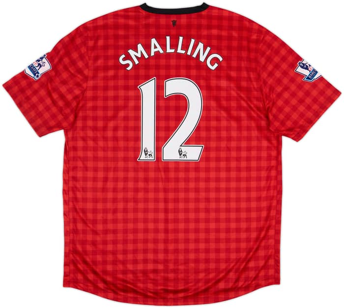 2012-13 Manchester United Camiseta Local Smalling #12 - 6/10 - (XL)