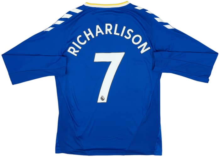 2021-22 Everton Home L/S Shirt Richarlison #7 - 9/10 - (M)
