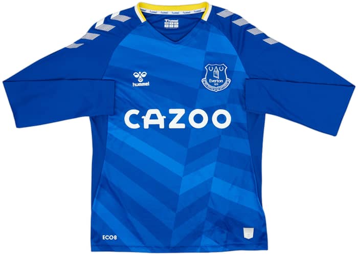 2021-22 Everton Home L/S Shirt Richarlison #7 - 9/10 - (M)