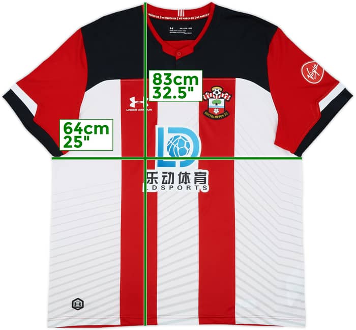 2019-20 Southampton Home Shirt Ward-Prowse #16 - 9/10 - (3XL)