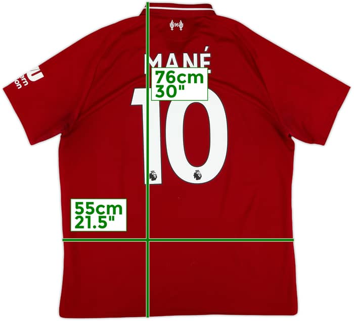 2018-19 Liverpool Home Shirt Mane #10 - 5/10 - (L)