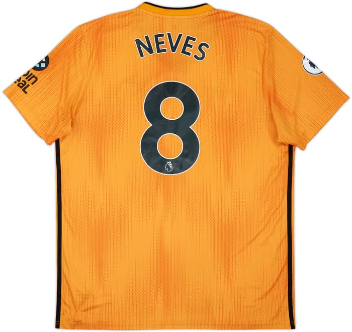 2019-20 Wolves Home Shirt Neves #8 - 7/10 - (XL)