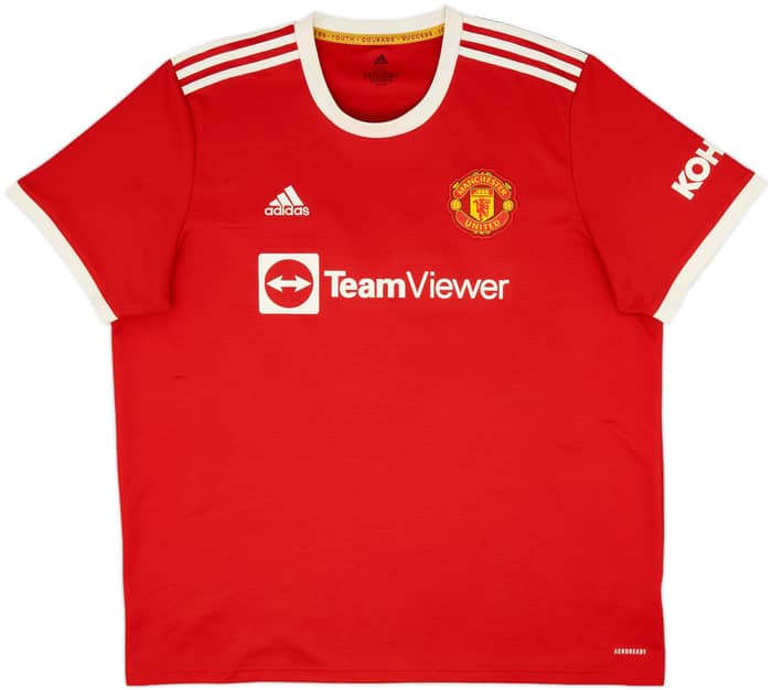 2021-22 Manchester United Home Shirt Sancho #25 - 9/10 - (XXL)
