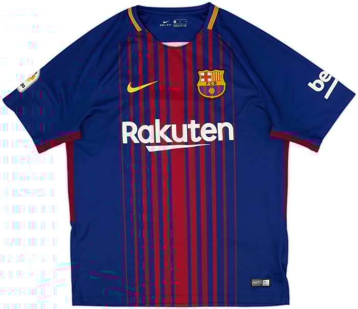 2017-18 Barcelona Home Shirt Messi #10 - 7/10 - (M)