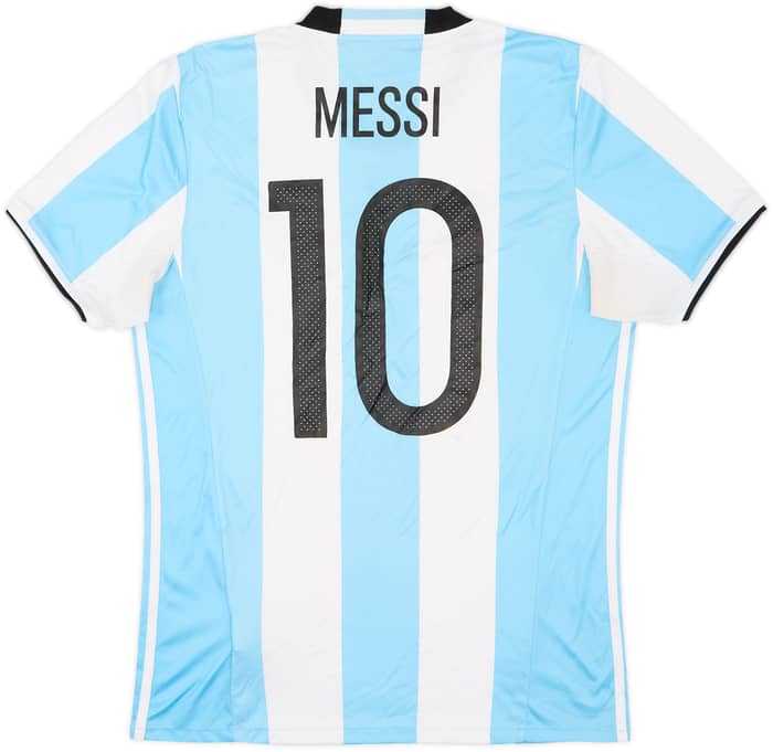 2016-17 Argentina Home Shirt Messi #10 - 5/10 - (M)
