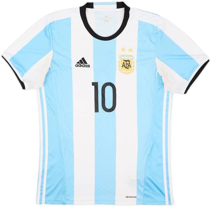 2016-17 Argentina Home Shirt Messi #10 - 5/10 - (M)