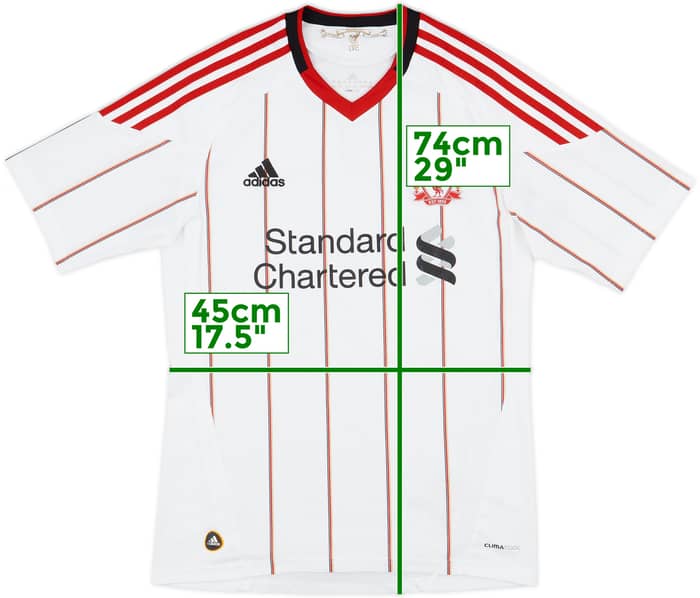 2010-11 Liverpool Away Shirt Gerrard #8 - 6/10 - (S)