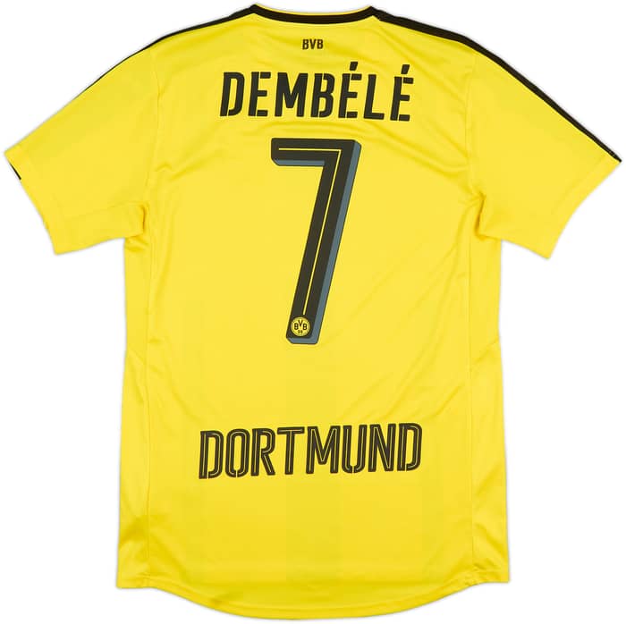 2016-17 Borussia Dortmund Home Shirt Dembele #7 - 9/10 - (M)