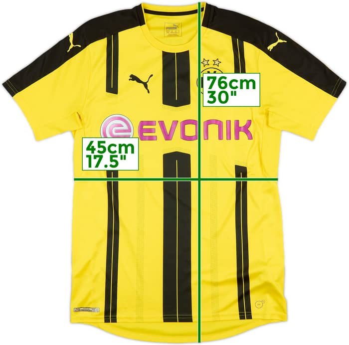 2016-17 Borussia Dortmund Home Shirt Dembele #7 - 9/10 - (M)