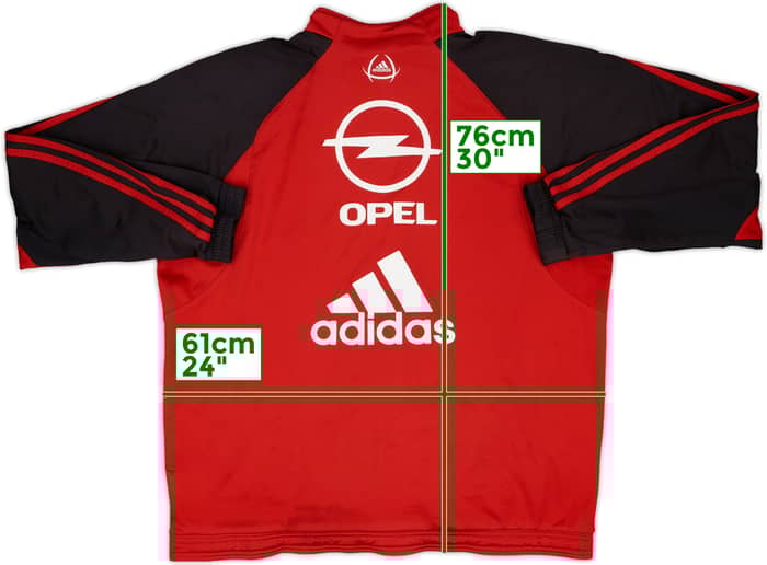 2008-09 AC MIlan adidas Track Jacket - 4/10 - (M/L)