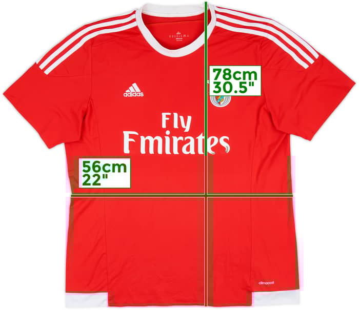 2015-16 Benfica Home Shirt - 4/10 - (XL)